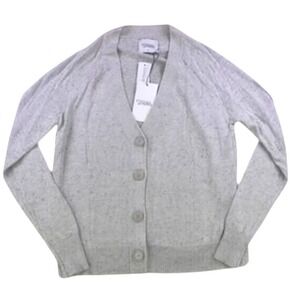 Stitches‎ + Stripes Gray Button Front Knit Cardigan XS NWT